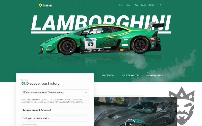 Tunnim - Car Tuning WordPress Elementor Theme WordPress Theme