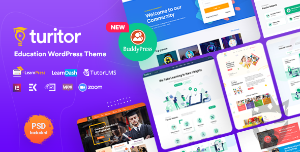 Turitor - Education WordPress Theme