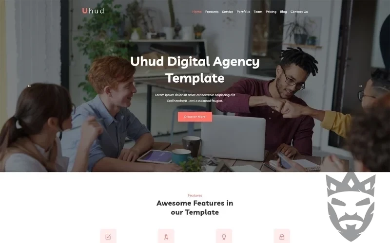 Uhud - Responsive Digital Agency WordPress Theme