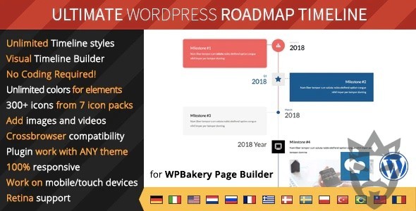 Ultimate Roadmap Timeline – Responsive WordPress Timeline plugin