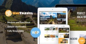 UniTravel | Travel Agency  Tourism Bureau WordPress Theme