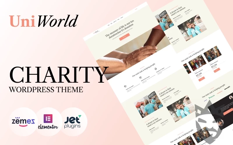 UniWorld - Donations Charity WordPress Theme