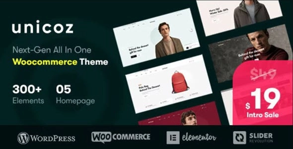 Unicoz – Elementor WooCommerce Theme