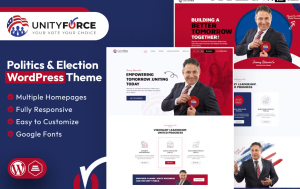 UnityForce | Politics  Election WordPress Theme