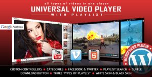 Universal Video Player - WordPress Plugin