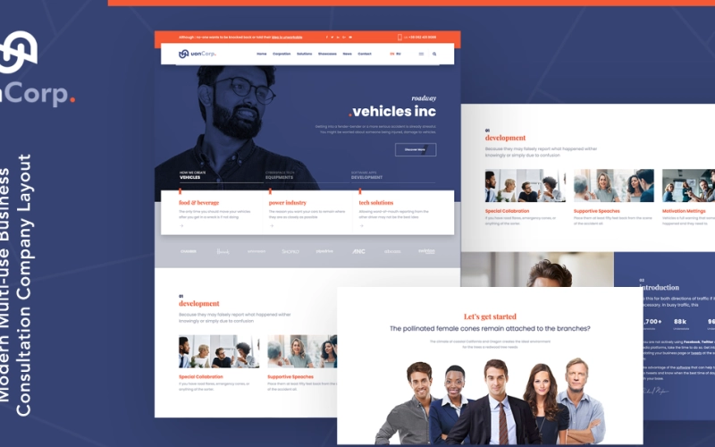 Uon Corp | Company and Business Consultation WordPress Theme