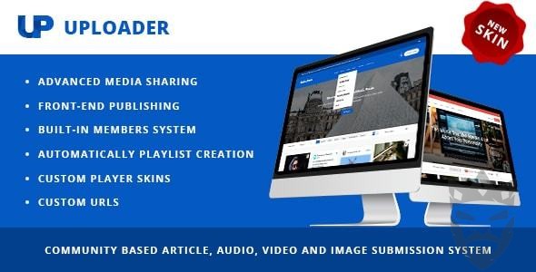 Uploader - Advanced Media Sharing Theme