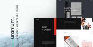 Uranium – Creative Portfolio WordPress Theme