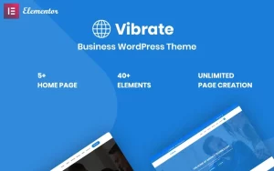 Vaibrate - Business Responsive WordPress Theme