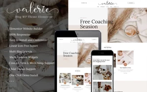 Valerie - Blog WordPress Theme Elementor