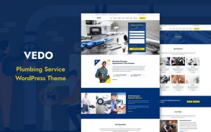 Vedo - Plumbing WordPress Theme