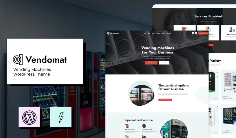 Vendomat - Vending Machines WooCommerce Theme