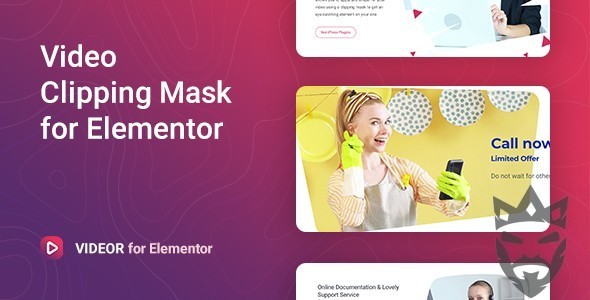 Videor – Video Clipping Mask for Elementor