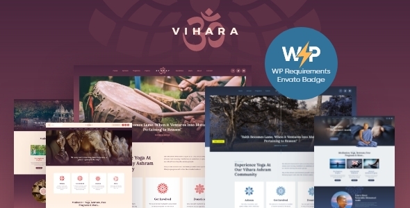 Vihara | Ashram Oriental Buddhist Temple WordPress Theme + RTL