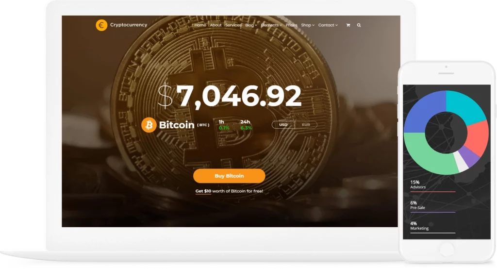 VisualModo - Cryptocurrency WordPress Theme