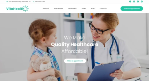 VitaHealth - Pediatric Clinic Responsive Medical WordPress Theme