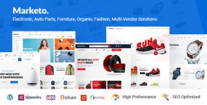 Marketo - eCommerce  Multivendor Marketplace Woocommerce WordPress Theme