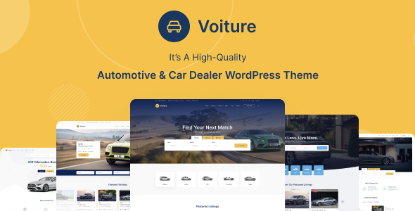 Voiture – Automotive  Car Dealer WordPress Theme