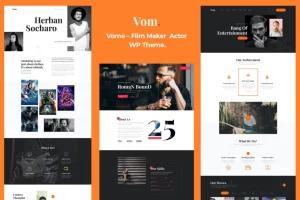 Vome - Film Studio Movie Producti WordPress Theme