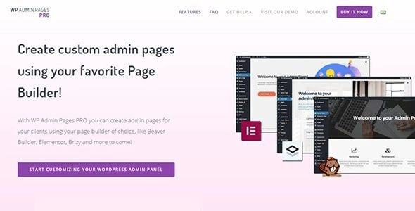 WP Admin Pages PRO