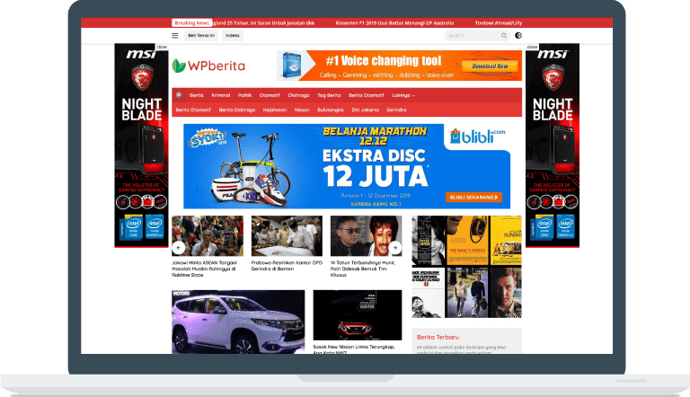 WP Berita Update untouch