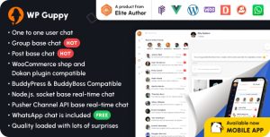 WP Guppy Pro - A live chat plugin for WordPress