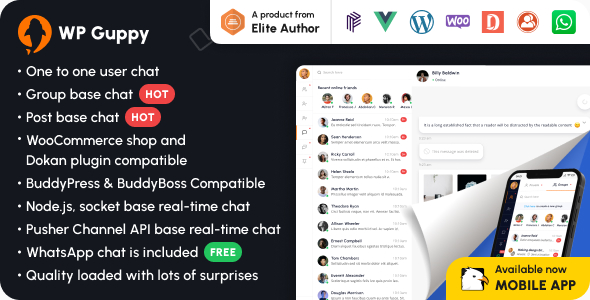 WP Guppy Pro - A live chat plugin for WordPress