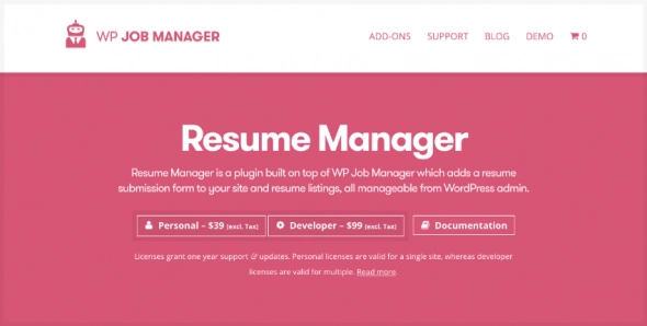 WP Job Manager - Applications