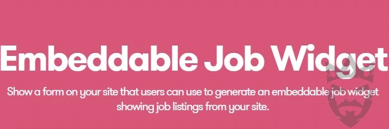 WP Job Manager Embeddable Job Widget Add-on