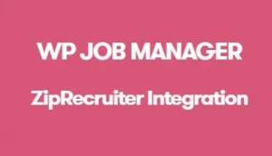 WP Job Manager - ZipRecruiter Integration Addon