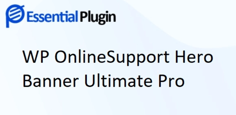 WP OnlineSupport Hero Banner Ultimate Pro