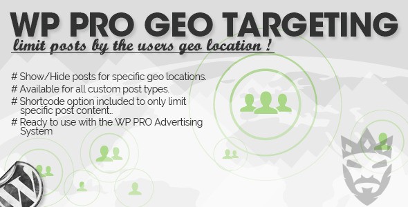 WP Pro Geo Targeting