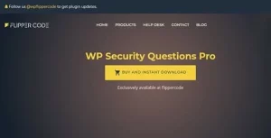 WP Security Questions Pro