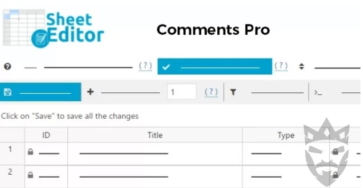 WP Sheet Editor Comments Pro