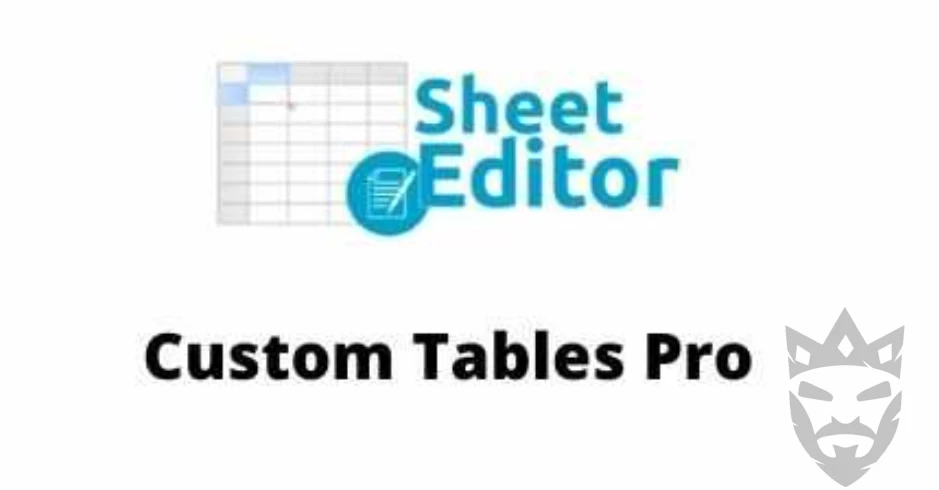 WP Sheet Editor – Custom Tables Pro