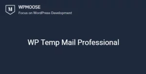 WP Temp Mail Professional