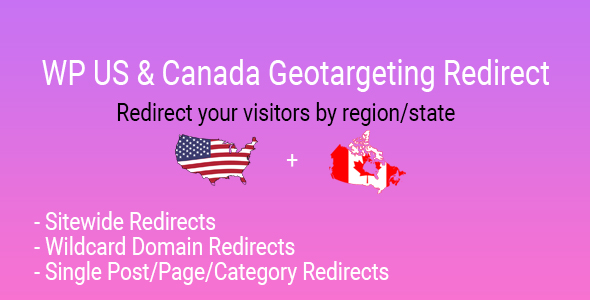 WP USCanada State Geotargeting Redirect