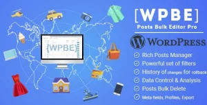 WPBE - WordPress Posts Bulk Editor Professional