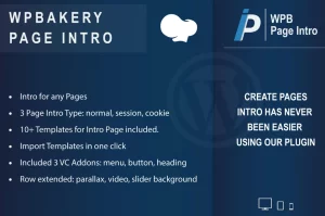 WPBakery Page Intro - Addon for WPBakery