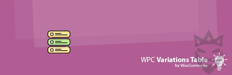 WPC Variations Table for WooCommerce