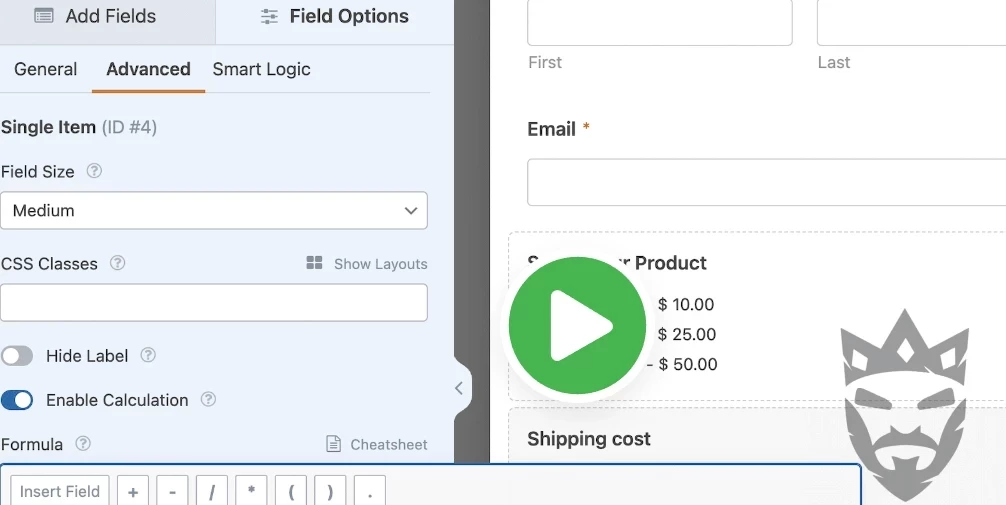 WPForms Calculations