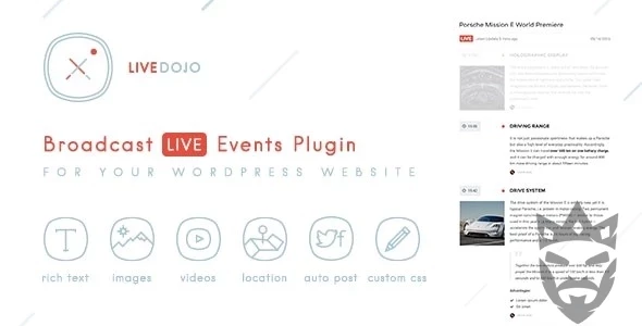 WPLiveDojo - Live Event Text Broadcast Plugin