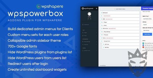 WPSPowerbox - Addon for WPShapere WordPress Admin Theme