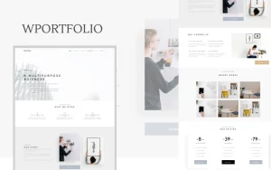 WPortfolio - Minimalist Multipurpose WordPress Theme