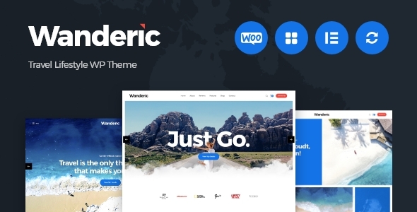 Wanderic - Travel Blog  Lifestyle WordPress Theme