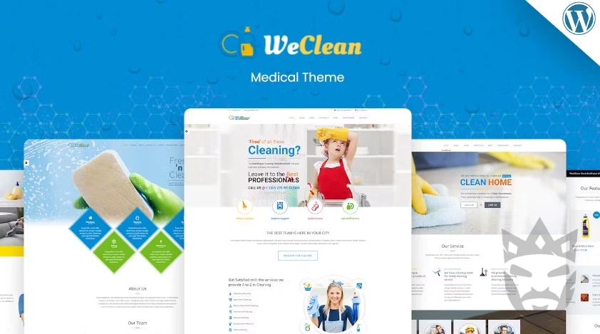 We Clean - Cleaning WordPress