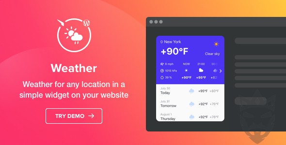 Weather Forecast - WordPress Weather Plugin