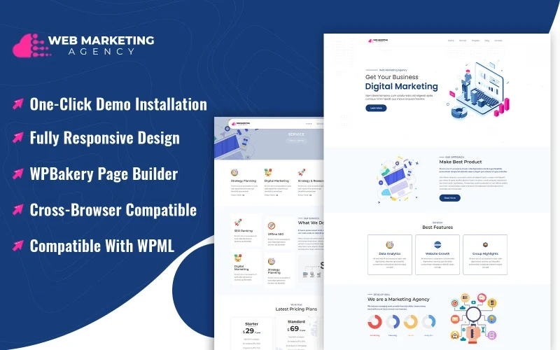 Web Marketing Agency WordPress Theme