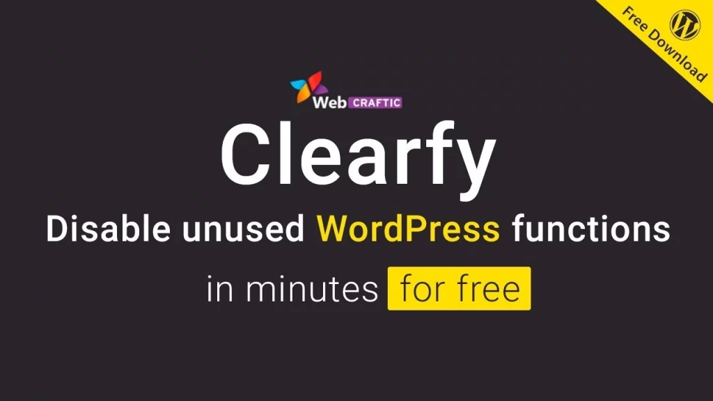 Webcraftic Clearfy package