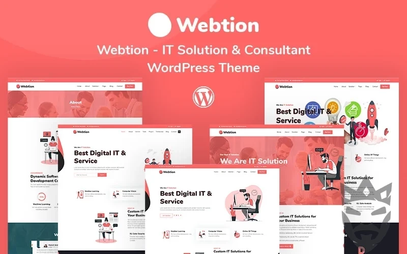 Webtion – IT Solution & Consultant Responsive WordPress Theme